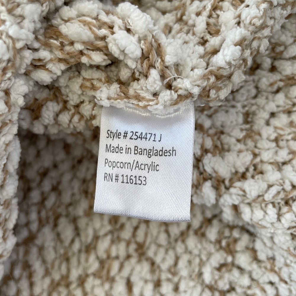 POOF APPAREL MOCK NECK CHENILLE POPCORN SWEATER!! - Picture 6 of 7